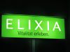 Grner LED beleuchteter Leuchtkasten mit Aluminium Rahmen und weier Schrift in Mnchen von Elixia