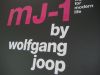 Schild Mj 1 mit Folienbeschriftung nach CI Wolfgang Joop f�r Messe in M�nchen.