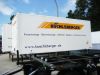 Beschriftung eines Anh�ngercontainers f�r die Firma B�chlsberger in M�nchen.