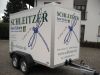Anh�ngerbeschriftung f�r die Firma Schleitzer im Kreis M�nchen. Beschriftung wurde in Folientechnik angelegt.